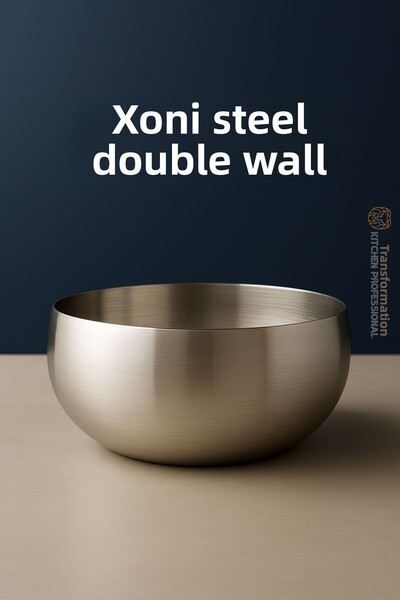 Transformacion Double Wall Bowl - Inox Steel Bowl 18 cm 722019