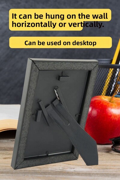 CreaWitch 20mm Frame Glazed 10X15 cm Photo Picture Frame Free Standing or Wall Hanging Horizontal-Vertical