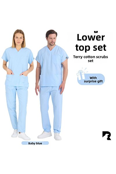 Raven Uniform Uniformă medicală - Costum chirurgical pentru medic și asistent...