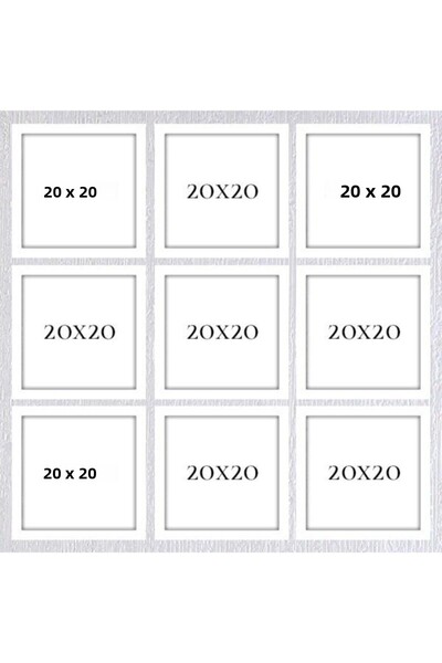 AS TİCARET Rama cu nouă 20x20 (fără poster) - Bos1028