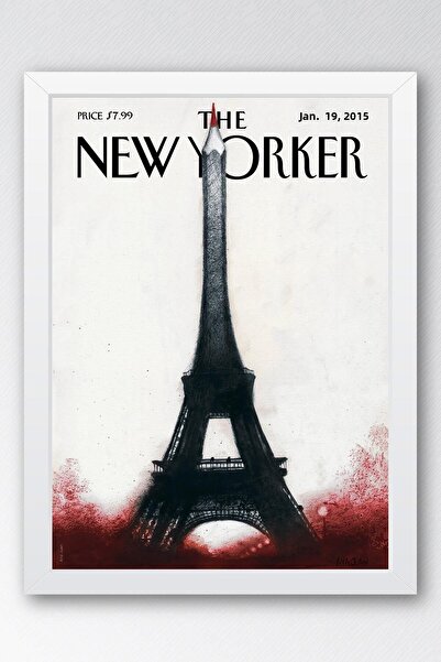 Saturn Tabloul înrămat The New Yorker 19 ianuarie 2015 - Tabloul cu creion - ...