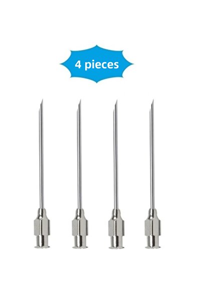 QBR Home Ac injector din oțel (14G) 5 cm lungime, 2 mm diametru. 4 bucăți