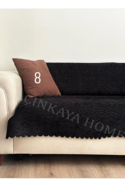 YALÇINKAYA HOME Desenli ,Kadife , Süngerli Kaymaz Taban Koltuk - Çekyat Örtüs...