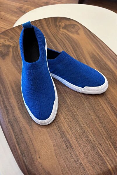 Paulo 4224 MAVİ TRİKO ERKEK SNEAKERS - ERKEK SPOR AYAKKABI