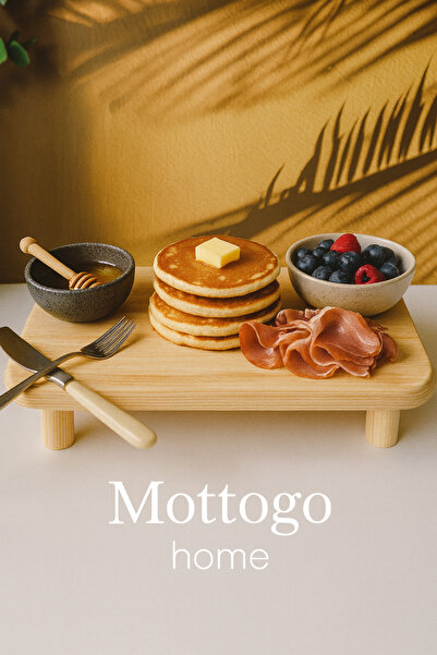 Mottogo Wooden Riser Stand / Standing Presentation Stand - Light Color