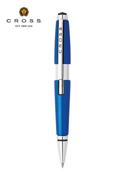Cross WizDesign At0555-3 Edge Roller Kalem Mavi Özel Hediyelik Kutulu