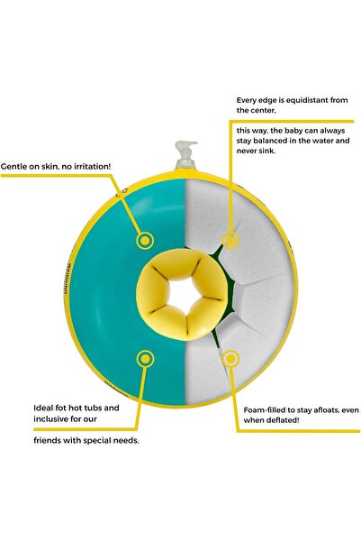 babyfin كم السباحة للأطفال على مستوى المبتدئين |   BabyFin Marine Sleeve مع إسفنجة + واقي شمسي للأطفال