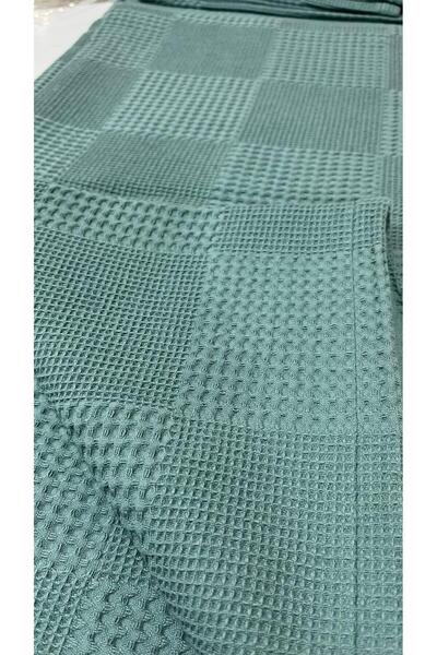 CANDAN ÇEYİZ Double Pike Summer 100% Cotton Anti-Sweat Natural Waffle 200X235 Summer Pike