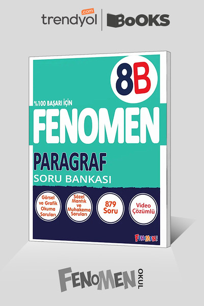 Fenomen Yayıncılık FENOMEN 8 Paragraf B Soru Bankası *Güncel Baskı