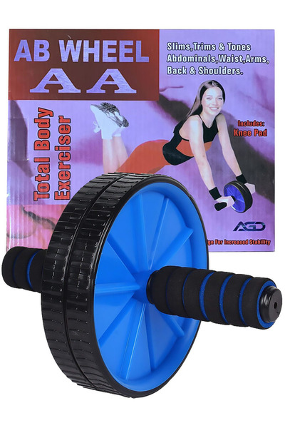 AGD Double Spin Wheel for Abdominal, Shoulder and Home Exercises 30x10x10cm