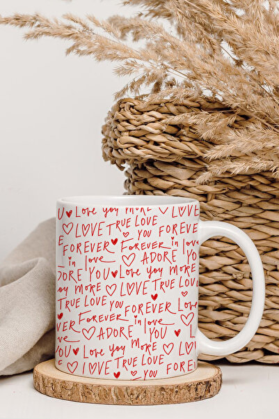 shop كوب بتصميم نمط مختلط أحبك