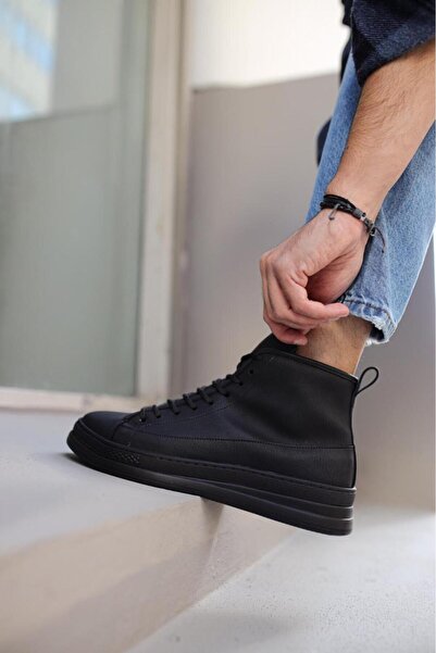 Knack Взуття з високою підошвою C-030 Чорний (чорна підошва)