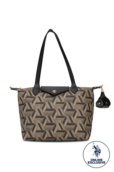 U.S. Polo Assn. حقيبة كتف نسائية من مينك Us25521 حصرية عبر الإنترنت