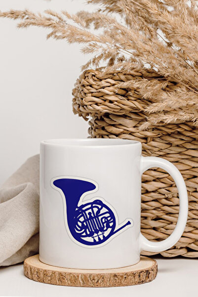 shop HIMYM كيف قابلت والدتك كوب تيد الأزرق المطبوع على شكل قرن فرنسي