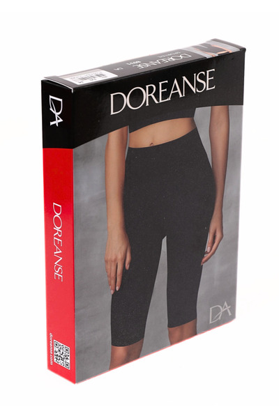 Doreanse Women's Black High Waist Cycling Sports Leggings 8031