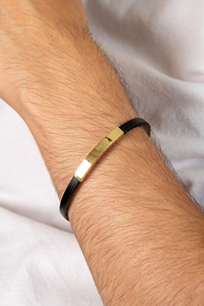 Safir Kuyumculuk 14 Ayar Altın Erkek Bilekliği