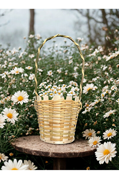 EL YAPIMI DEKORATİF EL YAPIMI HASIR ORGANİZER YUMURTA SEPETİ ŞARKÜTERİ ÇİÇEK ...