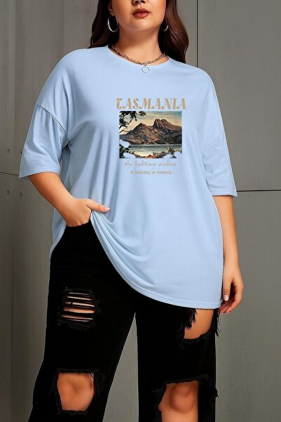 DM DOLCE MORE تي شيرت مطبوع للجنسين مقاس كبير من تسمانيا