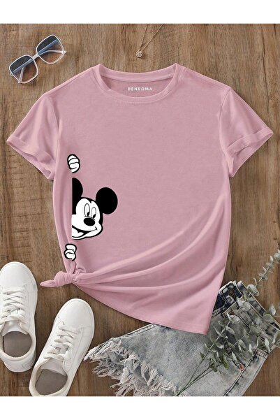BENROMA ÇİZGİ FİLM KARAKTER BASKILI ÇOCUK TİŞÖRT