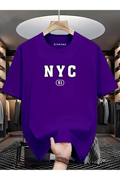 E-ROMA Tricou oversize cu imprimeu Nyc