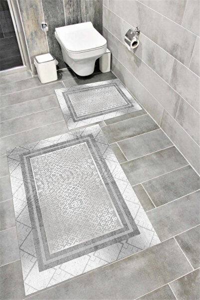 Bordo Halı Декоративна постелка за баня с водопоглъщаща мека, неплъзгаща се о...