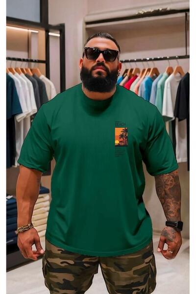 BENROMA Plus Size Unisex Printed T-Shirt