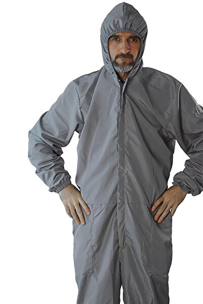 kozagen Yıkanabilir Kapüşonlu Terletmez Koruyucu Tulum, İşçi Tulumu, Boyacı Tulumu, Çiftçi tulumu, İş Tulumu