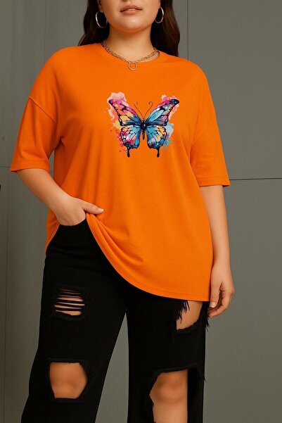 BENROMA Μπλουζάκι Unisex με στάμπα μεγάλου μεγέθους