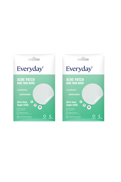 EveryDay Akne Bandı & Yatıştırıcı Bant 36*2 (2 'li Paket) / Pimple Patch- Hidrokolloid Bant