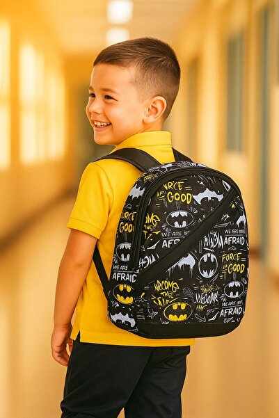 NewBag Мъжка раница - Детска градина, Нов сезон, Мотив с прилепи