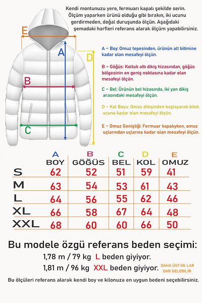 Kevin K232 سترة منتفخة سوداء للرجال