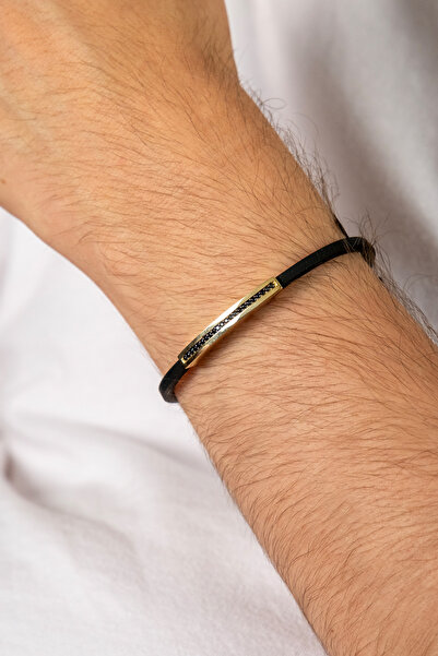 Safir Kuyumculuk 14 Ayar Altın Erkek Bilekliği