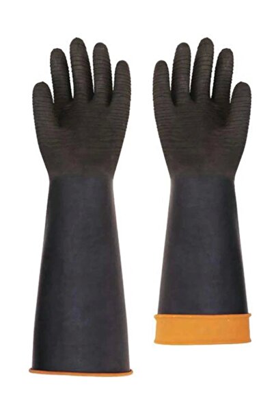 Starline H2-45 Rubber Serrated Long Protective Gloves Durable and Anti-Skid Surface Design