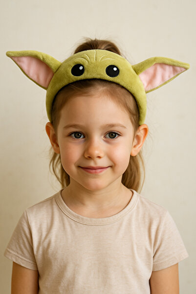 TOYFEST Μαλακό βελούδινο στέμμα Star Wars Mandalorian με τη φιγούρα του παιδιού Grogu Baby Yoda