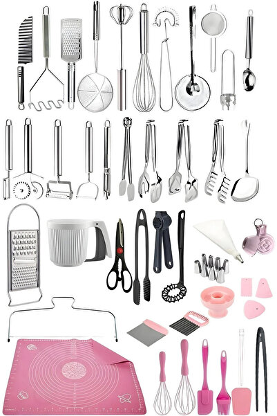 Selenica 44 Parça Çeyiz Seti, Çeyiz Paketi, Mutfak Araç Gereçleri, Servis Maş...