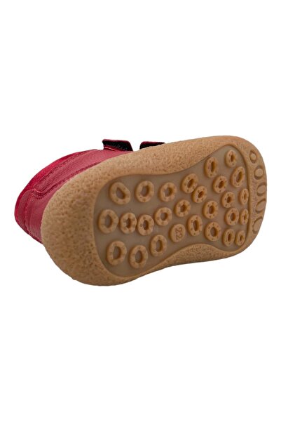 Nubebe Dionissos Ultra Soft Hakiki Deri Çocuk Botu Kırmızı