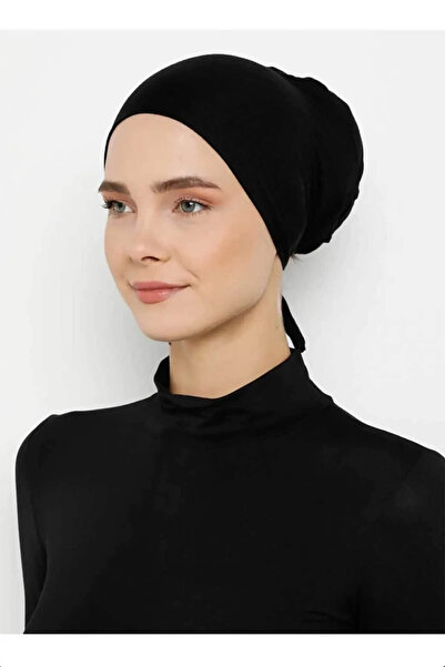 MyReal Siyah Likralı Kaymayan ( Kaymaz ) Bone