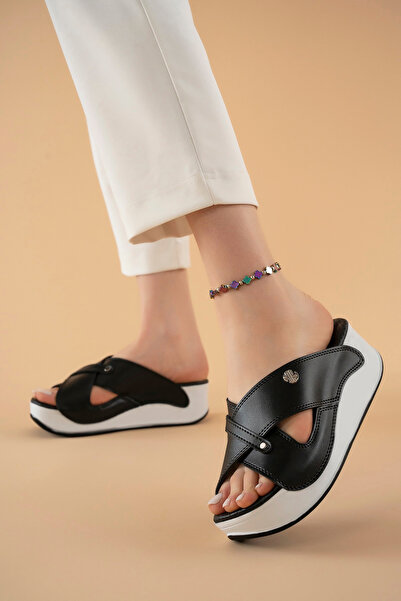 Khayt Diana Anatomik Ortopedik Rahat Taban Topuk Dikeni Tavsiyeli Medikal Sabo Günlük Kadın Terlik