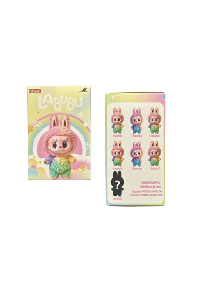 OEM Jucarie de Plus Labubu Mystery, The Monsters - Pop Mart, 18cm, Seria Rainbow Generatia 4, Multicolor