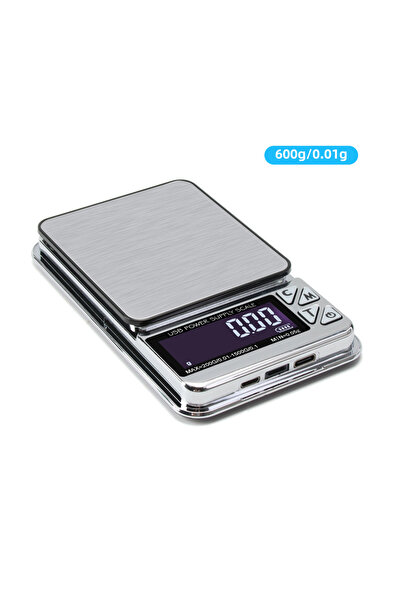 Choice ميزان مجوهرات رقمي عالي الدقة 600 جرام 0.01 جرام دقة 200 جرام / 1000 جرام × 0.01 جرام عد ذكي للأحجار الكريمة والطعام
