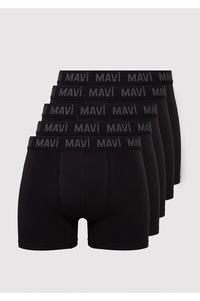 Mavi 5-teilige schwarze Basic-Boxershorts 0911238 -900