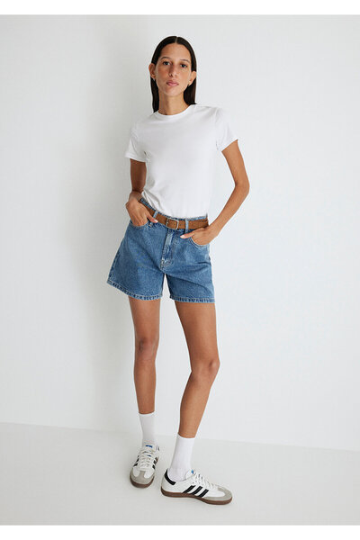 Mavi Indigoblaue Jeansshorts Verna 90 -1410059-87081