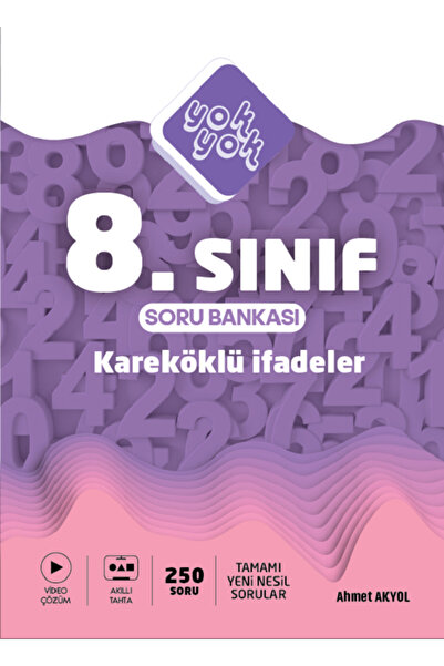 YOK YOK YAYINLARI 8. Sınıf Matematik Soru Bankası - LGS Matematik Soru Bankası - Köklü İfadeler Soruları
