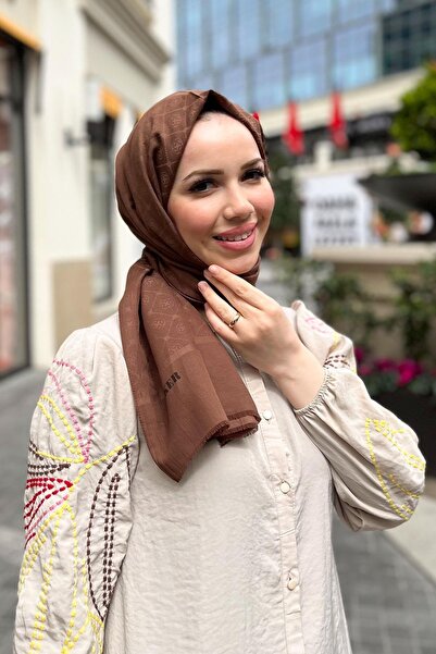 Aker Kahverengi Cotton Pamuk şal 931