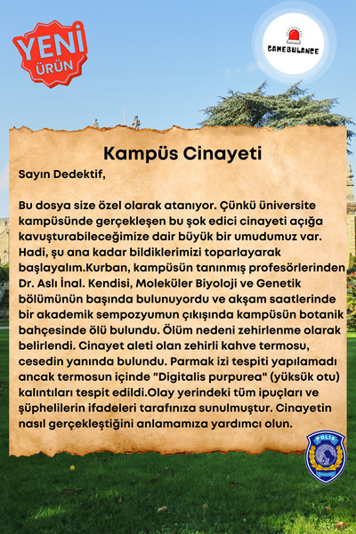 GameBulance Campus Case - Murder Solving Game -Detective Game -Who Is the Killer Game -Case Solving Game