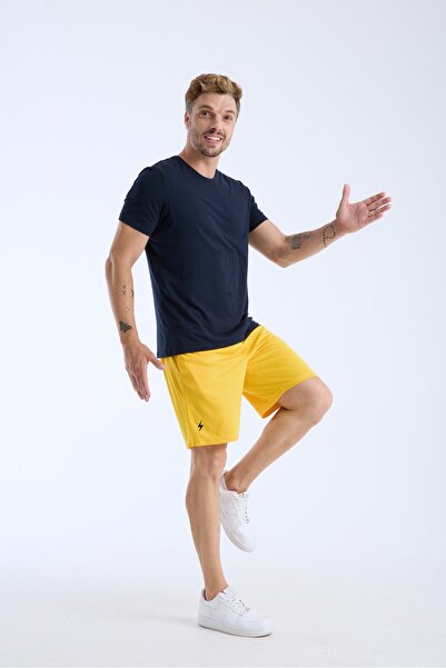 ZOMA Spor Fitness Koşu Şortu - Hector - Sarı