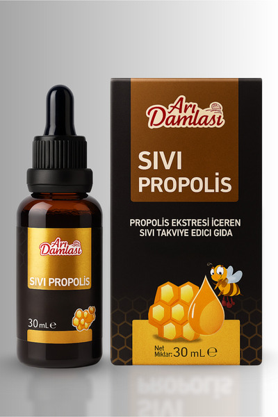 Arı damlası Doğal Sıvı Propolis Damla – 30 ml Ekstrakt