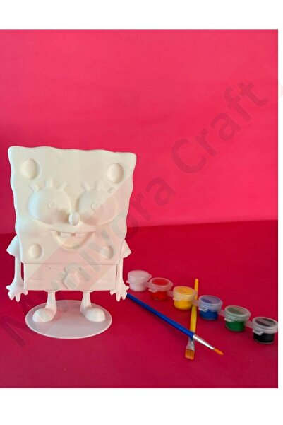Nobrand Sevimli Deniz Süngeri Figür Boyama Seti – 15 cm | 3D Yazıcı Üretimi |...