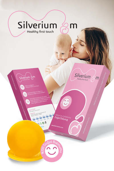 Silveriumom Healthy first touch Balmumu Göğüs Ucu Koruyucu Kapak Meme Ucu Kor...