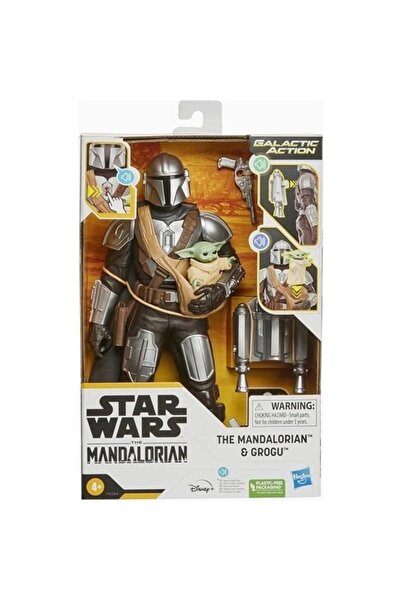 Hasbro Star Wars Galactic Action The Mandalorian ve Grogu Figür F5194